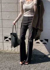 cygne シーニュ バックコンシャスパワショルトップス Alex ホワイト