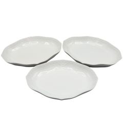 新品、未使用 イタリア ラ・ポルチェラーナ・ビアンカ プレート 3枚
