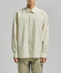 FOUNDOUR ファウンダ 26ss ブロードシャツ ライトグレー - メルカリ