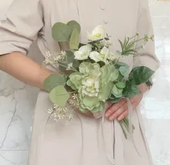 ウエディングブーケ 前撮り 結婚式 造花 ブーケ