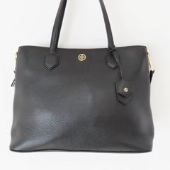 TORY BURCH トリーバーチ A4 ロビンソン トートバッグ 黒 肩掛け