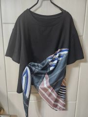 2605070 Ameri MEDI DRAWING UNEVEN TEE - メルカリ