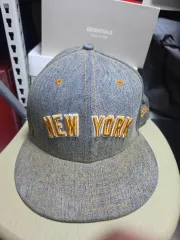 NEW ERA ニューエラ 正規品 デニム NEW YORK 帽子 ライトブルー