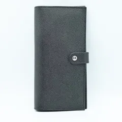 DOLCE＆GABBANA ドルチェ&ガッパーナ ホック式 レザ― 二つ折り長財布 ブラック M09-k010のサムネイル