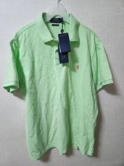 新品・タグ付☆未開封☆Paul Stuart メンズ ライムグリーン ポロシャツ 