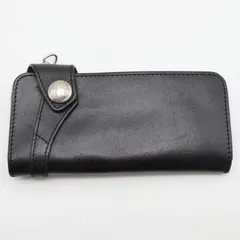 DEGNERｘYAMALUBE デグナーxヤマルーブ コインケース/カードホルダー付き 二つ折り レザー長財布 ブラック S08-k012のサムネイル
