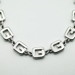 ジバンシイ メタルブレスレット 4Gロゴ メンズ レディース シルバー