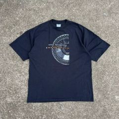 STUSSY OLD Tシャツ Backyard Bounce ネイビー - メルカリ