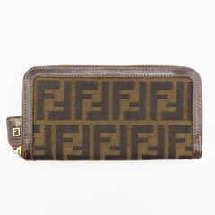 鑑定済み】FENDI／フェンディ 8M0024 ズッカ パープル 長財布 - メルカリ