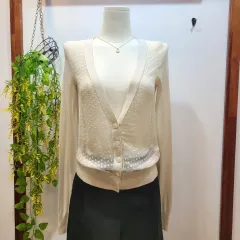 Club Monaco シースルー Vネック カーディガンのサムネイル