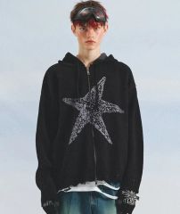美品】STARGLOW Zip-Up Hoodie Lサイズ - メルカリ