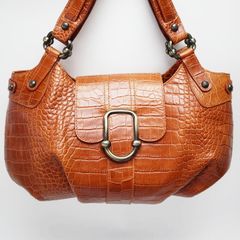 武知Takechiタケチ ナイルクロコダイル ショルダーバッグ ワニ革