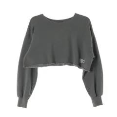 ZARA ザラ レディース ライト グレー スウェット M
