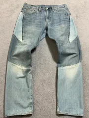 リーバイス BIG E ハイボール ミックスパッチワーク バギーフィット デニム ズボン Levis