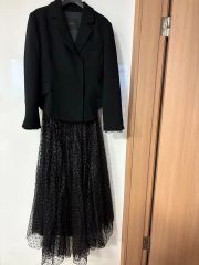 グレースコンチネンタル 25aw テーラーチュール ワンピース 36 - メルカリ