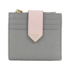 未使用 PRADA プラダ サフィアーノ 二つ折り財布 三角ロゴ 0521-③
