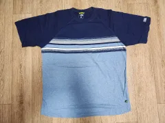 THE NORTH FACE ザノースフェイス デニム ボーダー柄 半袖Tシャツ 105サイズ