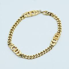 美品】Dior ディオール ヴィンテージゴールド 喜平ブレスレット187