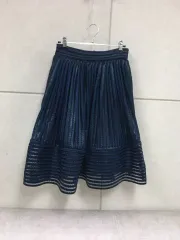 マージュ 正規品 ネイビー レイス フレアスカートのサムネイル