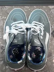 ヴァンズ sk8-low グリーン 新品