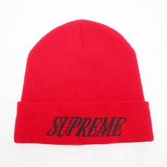 希少Supreme New Era Old English Beanie 赤 - メルカリ