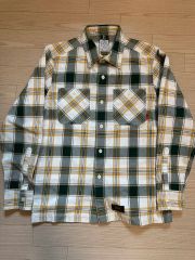 ア*ス様 WTAPS ダークブルー ボタンダウンシャツ X 03 - メルカリ