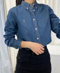 良品】ポロラルフローレン 人気定番マルチポニーダンガリーシャツ M 