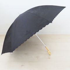 19,800円新品【フヘン】長傘 りぼんドット 二層張り かわず張り 日傘