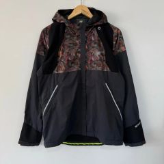 新品 GIRAUDM レオパード柄 マウンテンパーカー L 撥水 UVカット豹柄 