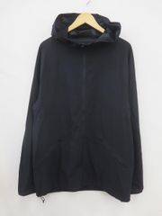 ○☆新品未使用 Hevo ナイロンフーデッドジップジャケット 46 ネイビー