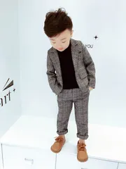 送料無料 フォーマル 子供 男の子 スーツ 卒業式 入学式 Bタイプチェック柄 スーツ キッズ スーツ一式 フォーマル 3点セット シングルスーツ 大きいサイズ ジュニアスーツ 七五三 子供フォーマル 小学生 入学式 卒園式
