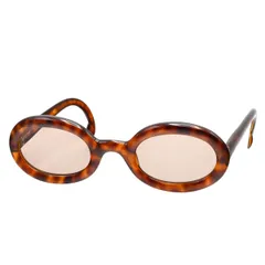CHRISTIAN LACROIX クリスチャンラクロア サイドロゴ べっ甲柄 セルフレーム サングラス ブラウン K2602-k118のサムネイル