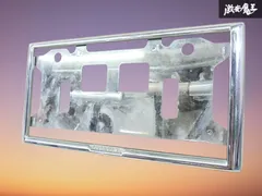 【割れ無し】HONDA ホンダ 純正 汎用 ナンバーフレーム ナンバープレート ライセンスフレーム 1枚 メッキ 08P26-EJ5-0000 即納 棚のサムネイル