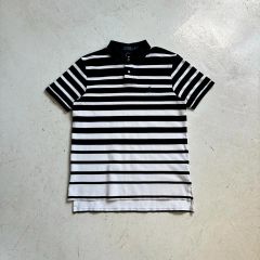 A BATHING APE ラガーシャツ 半袖 ロゴ ボーダー | Mercari