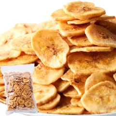 サクっと軽く甘くて美味しい!!【お徳用】濃蜜バナナチップス500g※離島配送不可