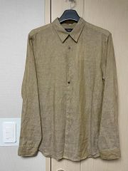 ロロピアーナ Andre Shirt リネンシャツ ベージュ S 麻100% - メルカリ