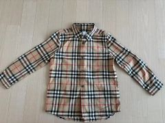 Burberry チェック柄 七分袖ドレス - メルカリ