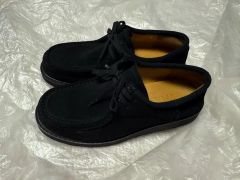 shiun BLACK SUEDE MOCCASIN Sサイズ - メルカリ