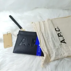 A.P.C. アーペーセー ポシェット マーケット 二つ折り財布 ミニ クラッチ ブラック PUABLM63566LZZ