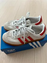 adidas サンバ OG メッシュ 白 レッド