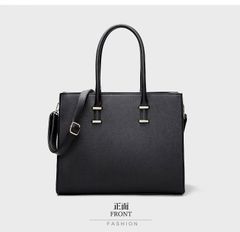 レディース トートバッグ 2way ショルダー ブラック ビジネス 研修 