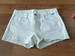 (特価) 白デニムハーフパンツ