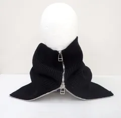 ★6647☆JOHNLAWRENCESULLIVAN 2024-25AW ZIPPED KNIT NECK GAITER ジップアップネックウォーマー 4B012-0724-38　美品のサムネイル