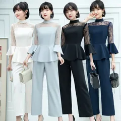 送料無料 パンツスーツ スーツ レディース セレモニースーツ ドレス 入学式 ママ 卒業式 母 卒園式 入園式 セットアップ 30代 40代 50代 九分丈 通勤 面接 脚長効果 痩せみえ効果 露宴 二次会 おしゃれ