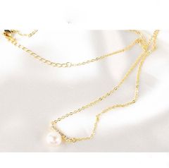 完売品 ジャムホームメイド リアル パール チェーン ブレスレット 