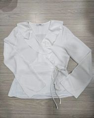 なつき様】MIELI INVARIANT/ Peplum Henry Tops - メルカリ