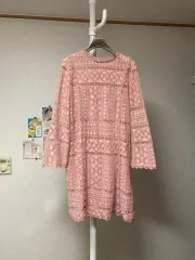 いちごミルク 刺繍 ルーズONE PIECE