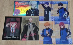 まとめ)ブルーロック ポストカード PVC ブックマーク まとめ