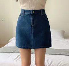 Aライン デニムスカート