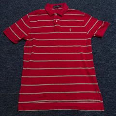 Polo by Ralph Laurenボーダーポロシャツ M 赤白 5342 - メルカリ